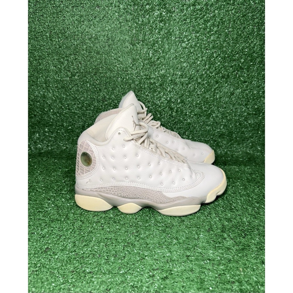Air Jordan 13 Retro Womens Size 7 Phantom White Basketball Shoes Casual Sneakers